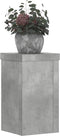 vidaXL - Plantenstandaards - 2 - st - 10x10x18 - cm - bewerkt - hout - betongrijs