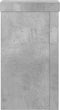 vidaXL - Plantenstandaards - 2 - st - 10x10x18 - cm - bewerkt - hout - betongrijs