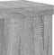 vidaXL - Plantenstandaards - 2 - st - 10x10x18 - cm - bewerkt - hout - grijs - sonoma