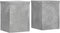 vidaXL - Plantenstandaards - 2 - st - 15x15x20 - cm - bewerkt - hout - betongrijs