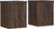 vidaXL - Plantenstandaards - 2 - st - 15x15x20 - cm - bewerkt - hout - bruin - eiken