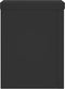 vidaXL - Plantenstandaards - 2 - st - 15x15x20 - cm - bewerkt - hout - zwart