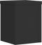 vidaXL - Plantenstandaards - 2 - st - 15x15x20 - cm - bewerkt - hout - zwart