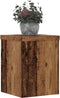 vidaXL - Plantenstandaards - 2 - st - 15x15x20 - cm - bewerkt - hout - oud - houtkleurig