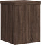 vidaXL - Plantenstandaards - 2 - st - 15x15x20 - cm - bewerkt - hout - bruin - eiken