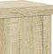 vidaXL - Plantenstandaards - 2 - st - 15x15x20 - cm - bewerkt - hout - sonoma - eiken