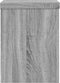 vidaXL - Plantenstandaards - 2 - st - 15x15x20 - cm - bewerkt - hout - grijs - sonoma