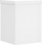 vidaXL - Plantenstandaards - 2 - st - 15x15x20 - cm - bewerkt - hout - wit