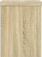 vidaXL - Plantenstandaards - 2 - st - 15x15x20 - cm - bewerkt - hout - sonoma - eiken