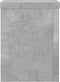 vidaXL - Plantenstandaards - 2 - st - 15x15x20 - cm - bewerkt - hout - betongrijs