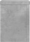vidaXL - Plantenstandaards - 2 - st - 15x15x20 - cm - bewerkt - hout - betongrijs