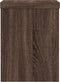 vidaXL - Plantenstandaards - 2 - st - 15x15x20 - cm - bewerkt - hout - bruin - eiken