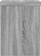 vidaXL - Plantenstandaards - 2 - st - 15x15x20 - cm - bewerkt - hout - grijs - sonoma