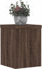 vidaXL - Plantenstandaards - 2 - st - 15x15x20 - cm - bewerkt - hout - bruin - eiken