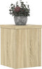 vidaXL - Plantenstandaards - 2 - st - 15x15x20 - cm - bewerkt - hout - sonoma - eiken
