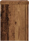vidaXL - Plantenstandaards - 2 - st - 15x15x20 - cm - bewerkt - hout - oud - houtkleurig