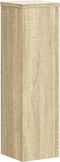 vidaXL - Plantenstandaards - 2 - st - 17x17x60 - cm - bewerkt - hout - sonoma - eiken