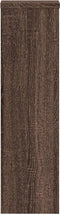vidaXL - Plantenstandaards - 2 - st - 17x17x60 - cm - bewerkt - hout - bruin - eiken