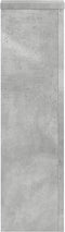 vidaXL - Plantenstandaards - 2 - st - 17x17x60 - cm - bewerkt - hout - betongrijs