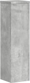 vidaXL - Plantenstandaards - 2 - st - 17x17x60 - cm - bewerkt - hout - betongrijs