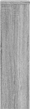 vidaXL - Plantenstandaards - 2 - st - 17x17x60 - cm - bewerkt - hout - grijs - sonoma