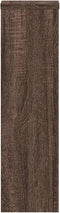 vidaXL - Plantenstandaards - 2 - st - 17x17x60 - cm - bewerkt - hout - bruin - eiken