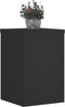 vidaXL - Plantenstandaards - 2 - st - 20x20x30 - cm - bewerkt - hout - zwart