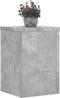 vidaXL - Plantenstandaards - 2 - st - 20x20x30 - cm - bewerkt - hout - betongrijs