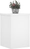 vidaXL - Plantenstandaards - 2 - st - 20x20x30 - cm - bewerkt - hout - wit