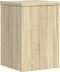vidaXL - Plantenstandaards - 2 - st - 20x20x30 - cm - bewerkt - hout - sonoma - eiken