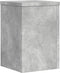 vidaXL - Plantenstandaards - 2 - st - 20x20x30 - cm - bewerkt - hout - betongrijs