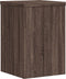 vidaXL - Plantenstandaards - 2 - st - 20x20x30 - cm - bewerkt - hout - bruin - eiken