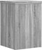 vidaXL - Plantenstandaards - 2 - st - 20x20x30 - cm - bewerkt - hout - grijs - sonoma
