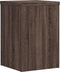 vidaXL - Plantenstandaards - 2 - st - 20x20x30 - cm - bewerkt - hout - bruin - eiken