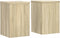 vidaXL - Plantenstandaards - 2 - st - 25x25x35 - cm - bewerkt - hout - sonoma - eiken