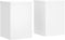 vidaXL - Plantenstandaards - 2 - st - 25x25x35 - cm - bewerkt - hout - wit