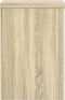 vidaXL - Plantenstandaards - 2 - st - 25x25x35 - cm - bewerkt - hout - sonoma - eiken