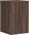 vidaXL - Plantenstandaards - 2 - st - 25x25x35 - cm - bewerkt - hout - bruin - eiken