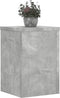 vidaXL - Plantenstandaards - 2 - st - 25x25x35 - cm - bewerkt - hout - betongrijs