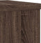 vidaXL - Plantenstandaards - 2 - st - 25x25x35 - cm - bewerkt - hout - bruin - eiken