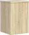 vidaXL - Plantenstandaards - 2 - st - 25x25x35 - cm - bewerkt - hout - sonoma - eiken
