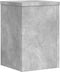 vidaXL - Plantenstandaards - 2 - st - 25x25x35 - cm - bewerkt - hout - betongrijs