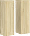 vidaXL - Plantenstandaards - 2 - st - 25x25x80 - cm - bewerkt - hout - sonoma - eiken