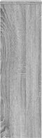 vidaXL - Plantenstandaards - 2 - st - 25x25x80 - cm - bewerkt - hout - grijs - sonoma