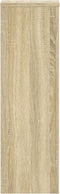 vidaXL - Plantenstandaards - 2 - st - 25x25x80 - cm - bewerkt - hout - sonoma - eiken