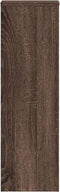 vidaXL - Plantenstandaards - 2 - st - 25x25x80 - cm - bewerkt - hout - bruin - eiken