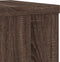 vidaXL - Plantenstandaards - 2 - st - 25x25x80 - cm - bewerkt - hout - bruin - eiken