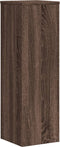 vidaXL - Plantenstandaards - 2 - st - 25x25x80 - cm - bewerkt - hout - bruin - eiken
