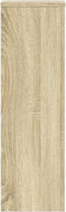 vidaXL - Plantenstandaards - 2 - st - 25x25x80 - cm - bewerkt - hout - sonoma - eiken
