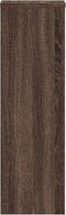 vidaXL - Plantenstandaards - 2 - st - 25x25x80 - cm - bewerkt - hout - bruin - eiken